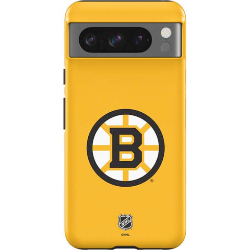NHL Boston Bruins Solid Background Google Pixel 8 Pro Impact Case